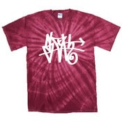 Image of Red Tie-Dye SLOTH Tag