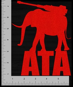 Image of Accessory | Iron Tusk | Large Vinyl Decal | Red