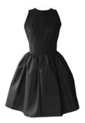 Betty's Black Dress - little black silk dress