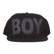 Image of BOY LONDON | Black/Black BOY Snapback
