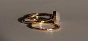 Image of 14K gold filled stack/stacking/stackable moonstone rings-set of 3 sizes 4,5,6,7,8,9,10,half avail