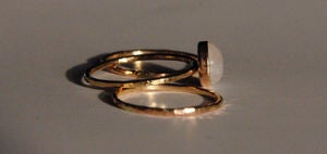 Image of 14K gold filled stack/stacking/stackable moonstone rings-set of 3 sizes 4,5,6,7,8,9,10,half avail