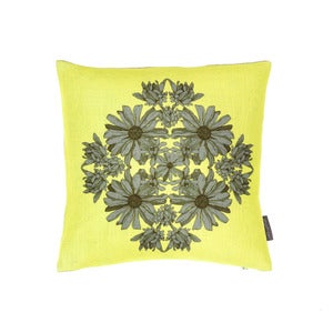 Image of Hand-illustrated Cushion | Cosmo Rotunda - Margarita...