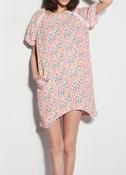 Image of Jules Neon Check Tunic Dress