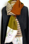 Image of Hillside Warmth - Mist Scarf