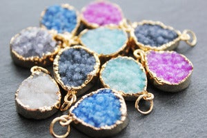 Image of NEW IN! Morsel Semi-Precious Drusy Pendant.