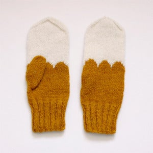Image of Granliden Mittens: Lichen/Mustard