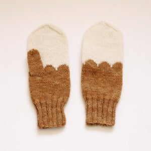 Image of Granliden MIttens: Lichen/Light Brown