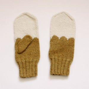 Image of Granliden Mittens: Lichen/Gold