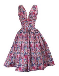 Image of Liberty Beths flowers print tea dress