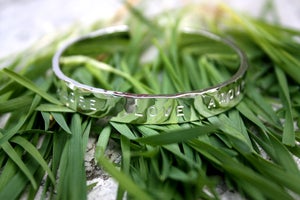 Image of Hand-hammered cuff bracelet