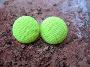 Image of Solid Button Earrings