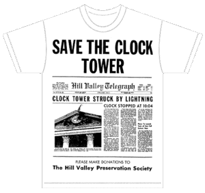 Image of Get Outta Town Records "Save the Clock Tower" Shirt