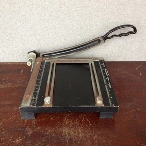 Image of Vintage Photo Cutter
