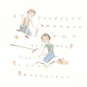 Image of Seed Sewing-original drawing