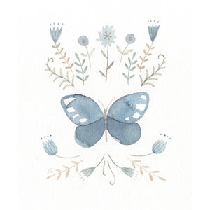 Image of Blue Butterfly-original drawing