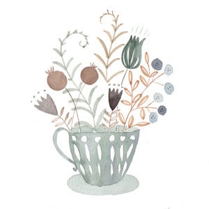 Image of Teacup I-original drawing
