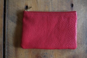 Mini Zip - Cow Leather