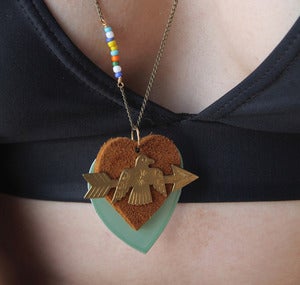 Image of New Mexico Eagle Necklace