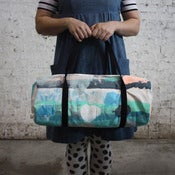 Image of BLUE MELT BARREL BAG