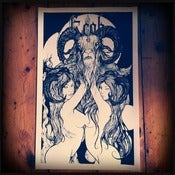 Image of Kroh - Horns Screen Print (Black)