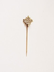 Image of Sterling Silver Maple Leaf Stick Pin