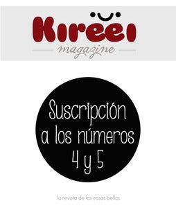 Image of Kireei magazine. Suscripción números 4 y 5