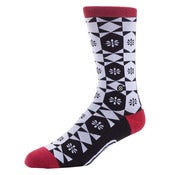 Image of Stance Pickle Socks - White / Black / Red / Tyler Warren pro model