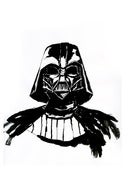 Image of Darth Vader Original Drawing