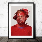 Image of Michael C. Hall inspired Poster Print