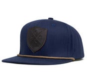 Image of Rocksmith Shoerline Navy Blue Snapback Hat Cap
