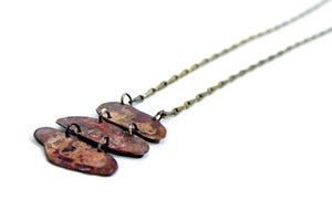 Image of Copper Patina Stack Pendant