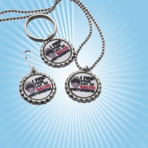 Image of LACK OF BACON, Necklace, Keychain or Zip Pull