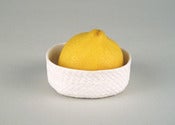Image of small porcelain basket