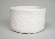 Image of large porcelain basket