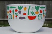 Image of Vintage Kaj Franck 'Vegetables' enamel salad/mixing bowl for Arabia Finland c1960s