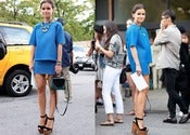 Image of Duma Texture Electric Blue Suit Set