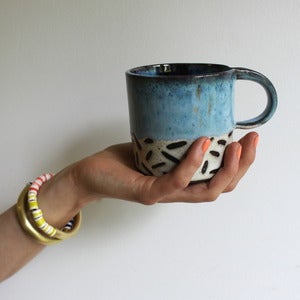Image of Black and Blue Mark Mug