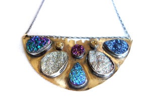 Image of Drusy Relic Neck Plate