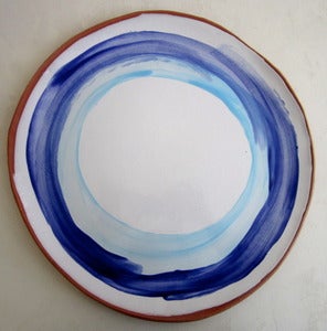Image of round terracotta platter