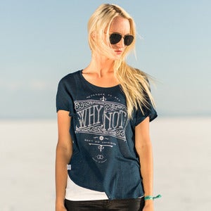 Image of "Why Not" Womens Sheer scoop neck