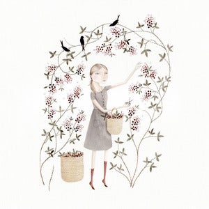 Image of Blackberry Patch-original drawing