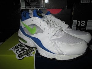 Image of Women's Air Max 93 Classic "History of Air: Laser Lime/Royal"