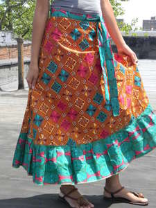 Image of Sun Goddess Ruffle Wrap