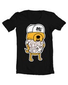 Image of SLOTH'D Jake black T-shirt