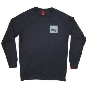 Image of CORONET SWEATER navy marle/dirty sky