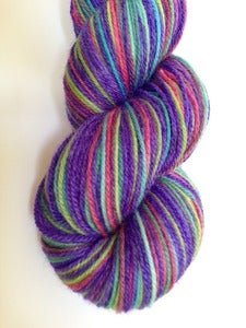 Image of A Happy Yarn - GothSock self striping yarn - Ricin luxury bamboo blend yarn 440yds