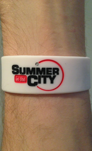 Image of Summer in the City Wristband - Full Logo