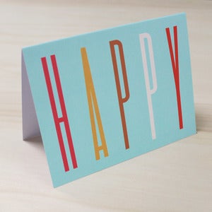 Image of Happy Card