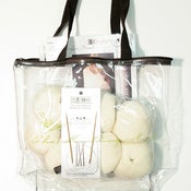 Image of  KNITTING NEST CLEAR PLASTIC TOTE